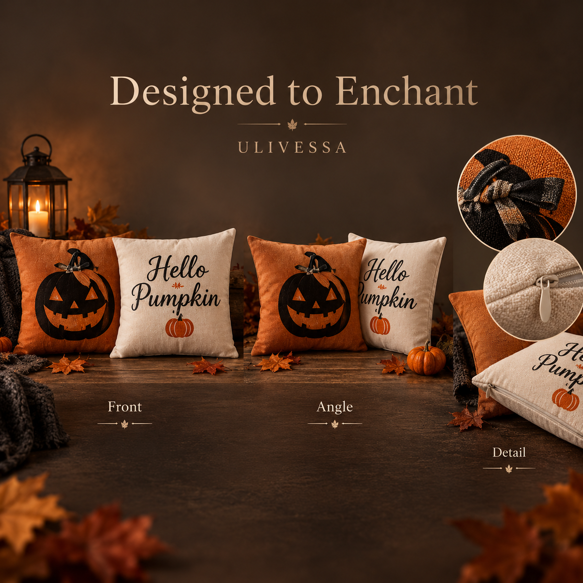 Ulivessa®|Pumpkin Throw Pillow Covers