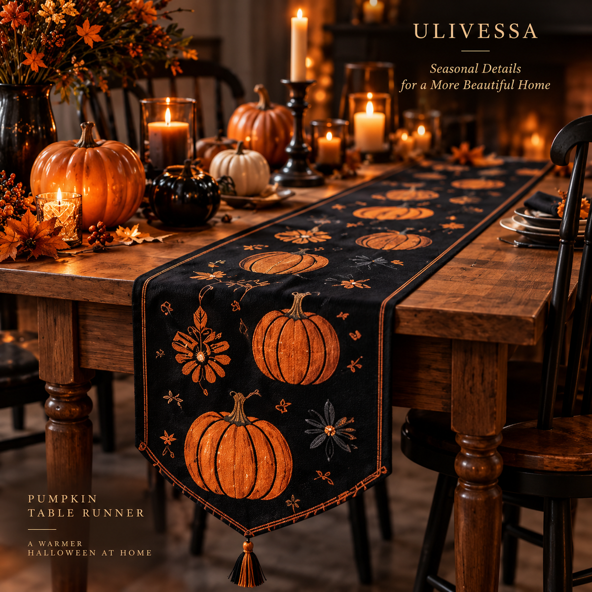 Ulivessa®|Pumpkin Table Runner