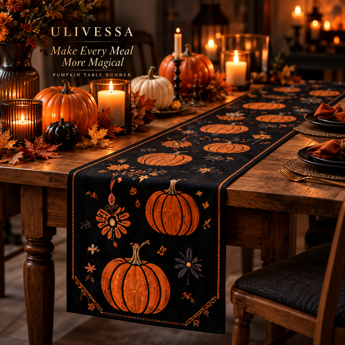 Ulivessa®|Pumpkin Table Runner