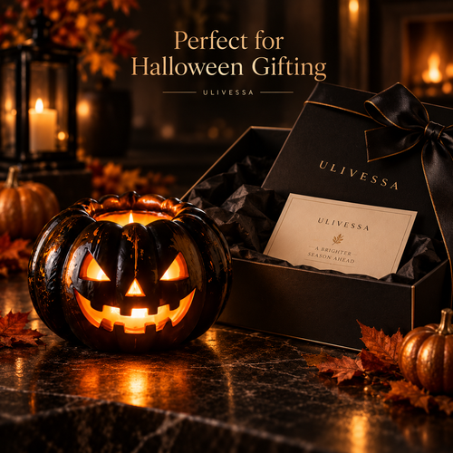 Ulivessa®|Midnight Pumpkin Candle Holder