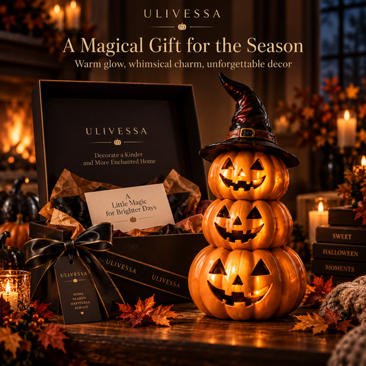 Ulivessa®|Witch Hat Pumpkin Stack Decor