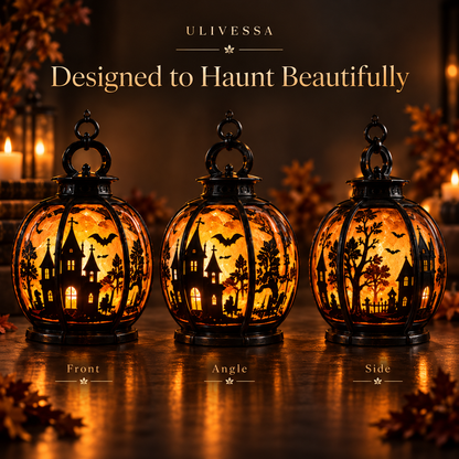 Ulivessa®|Haunted Manor Pumpkin Lantern