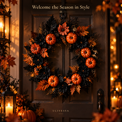Ulivessa®|Halloween Pumpkin Wreath
